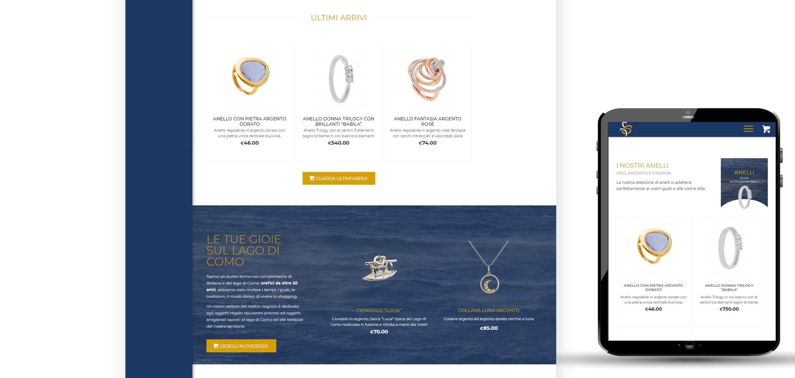 Design e-commerce jewelery