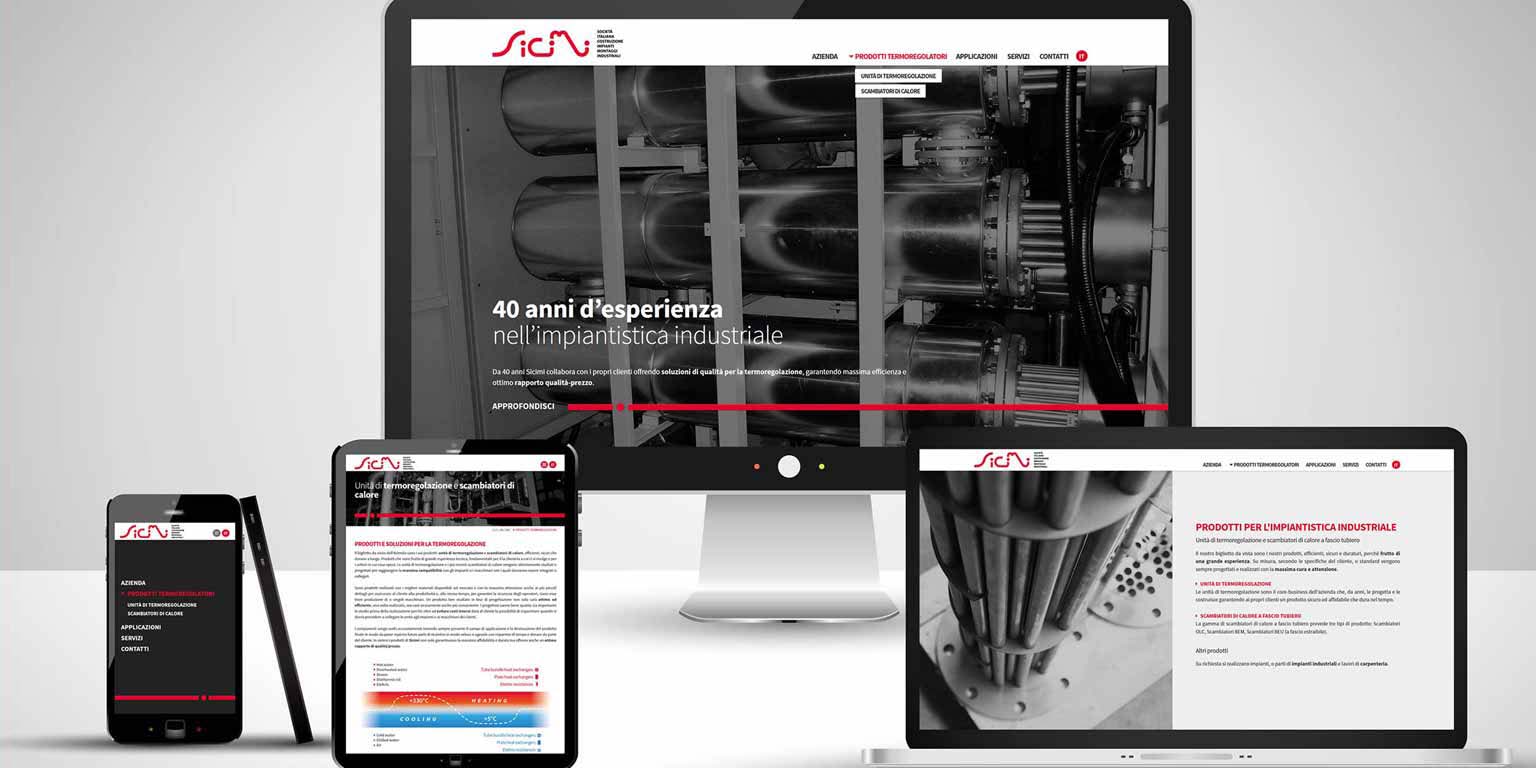realizzazione sito web azienda industriale