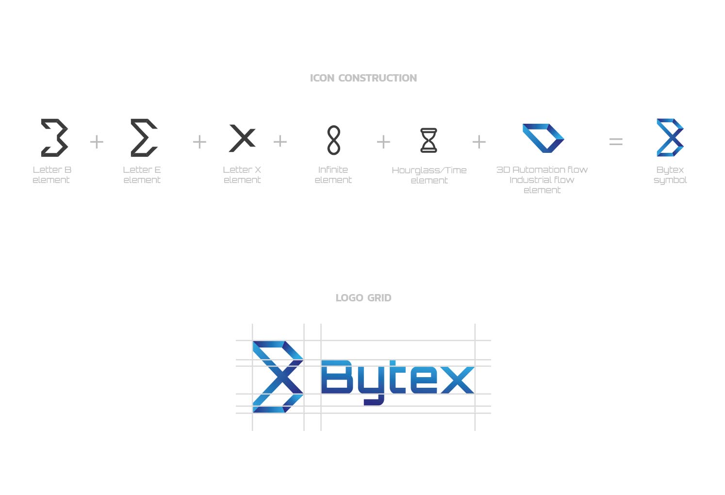 logo design lettera b spiegazione concept idea