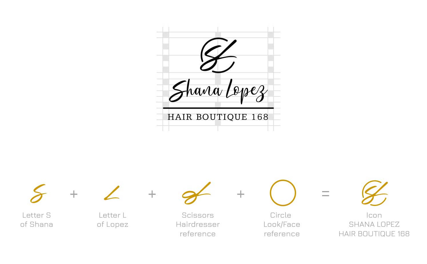 design brand identity hair boutique lugano ticino