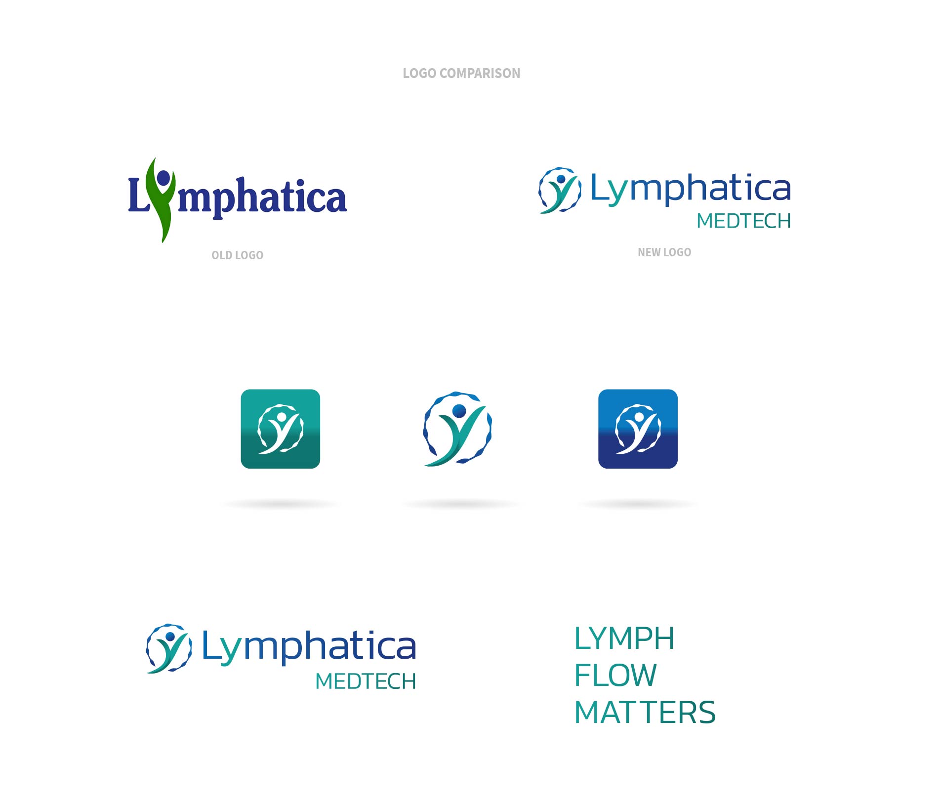 Switzerland medtech company logo restyling social icons design