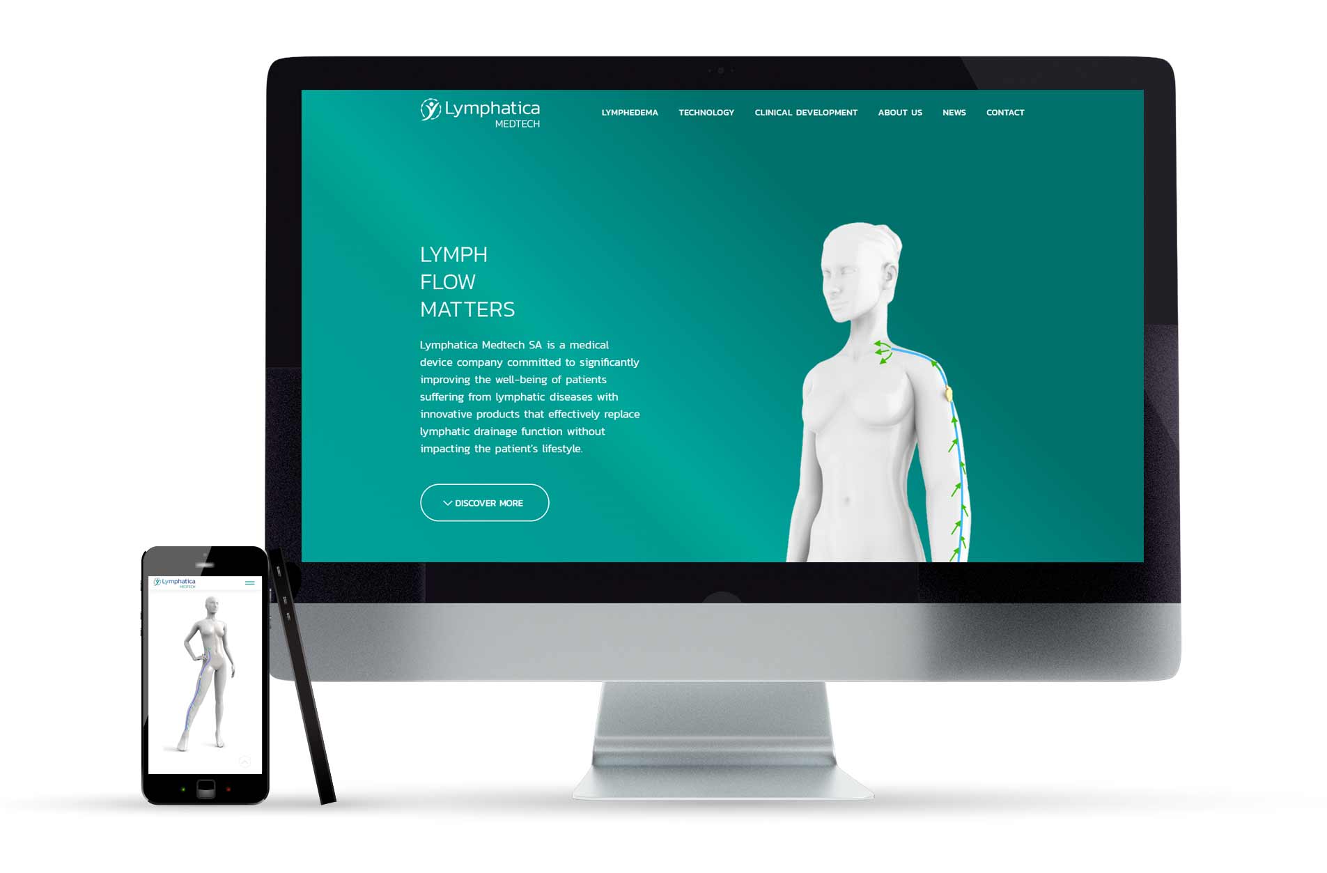 design sito web azienda medtech svizzera