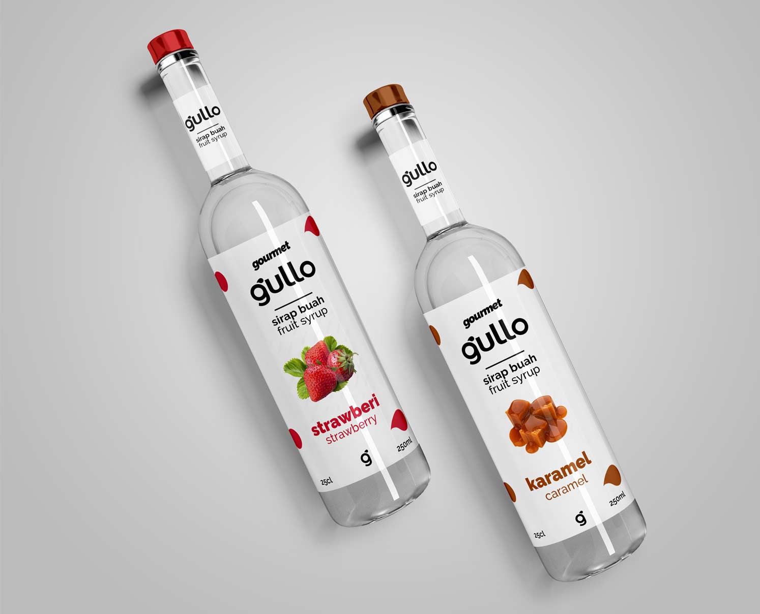 beverage packaging design bottle syrup label