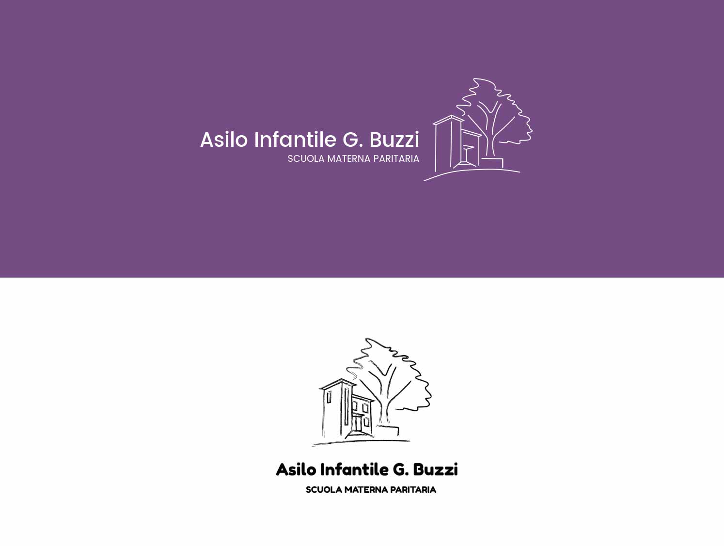 design alternativo logo scuola infanzia varese