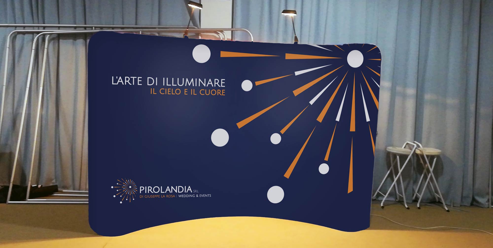design backdrop per fiera