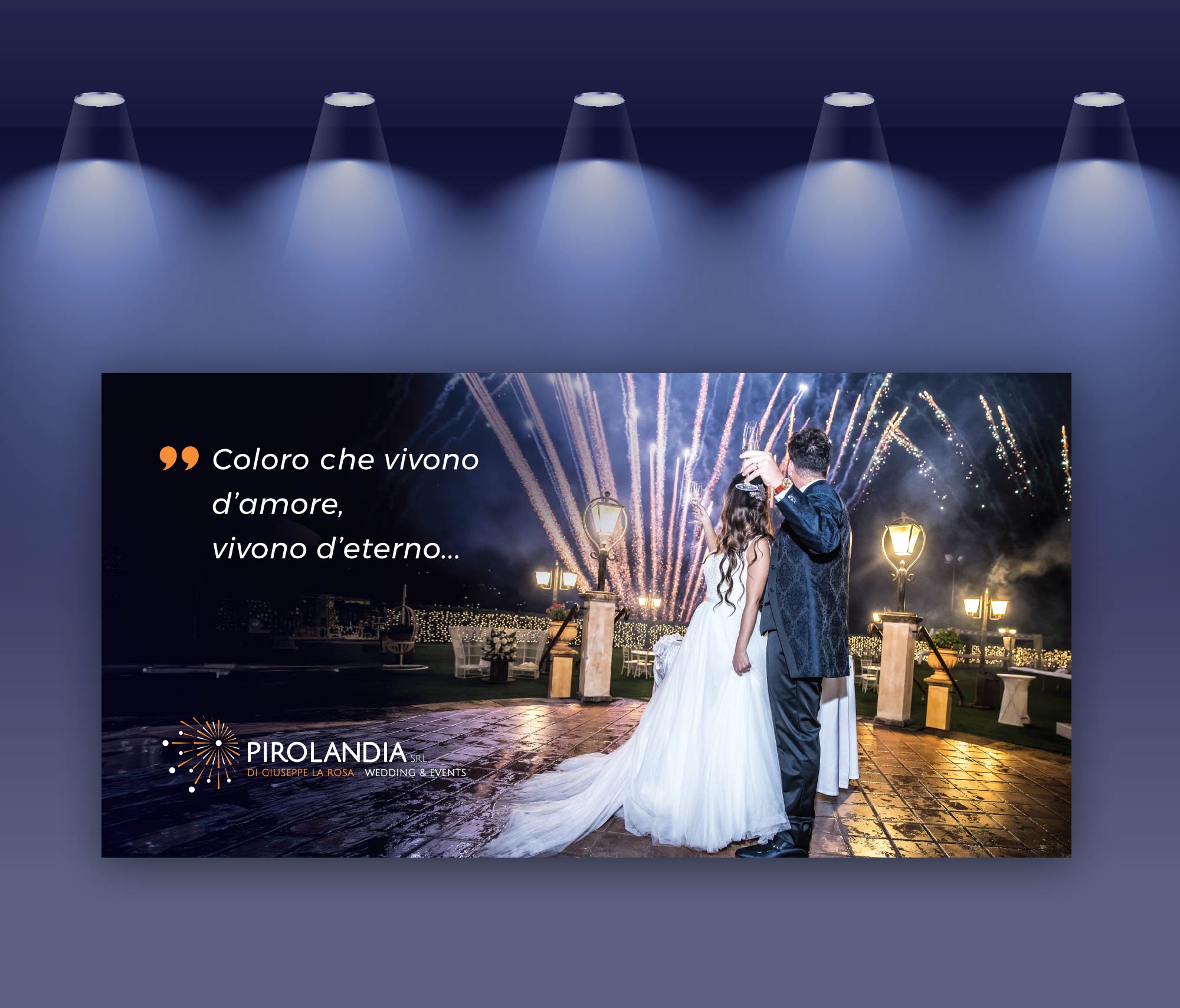 design frame retroilluminato professionale